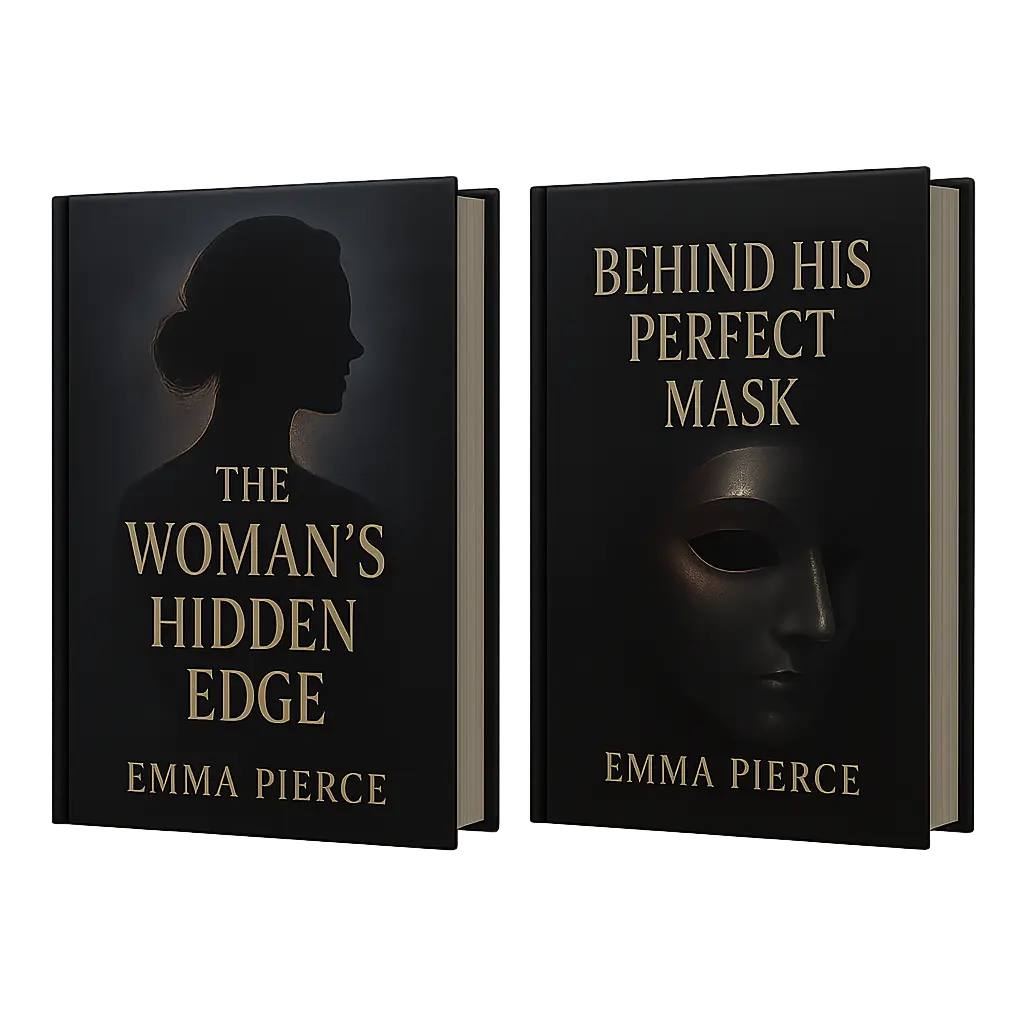 The Woman's Hidden Edge and Behind His Perfect Mask book covers